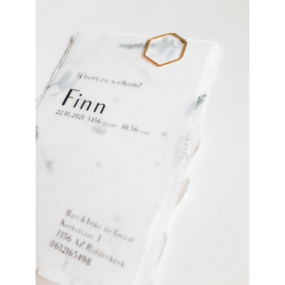 Geboortekaartje Finn Geboortekaartje Finn